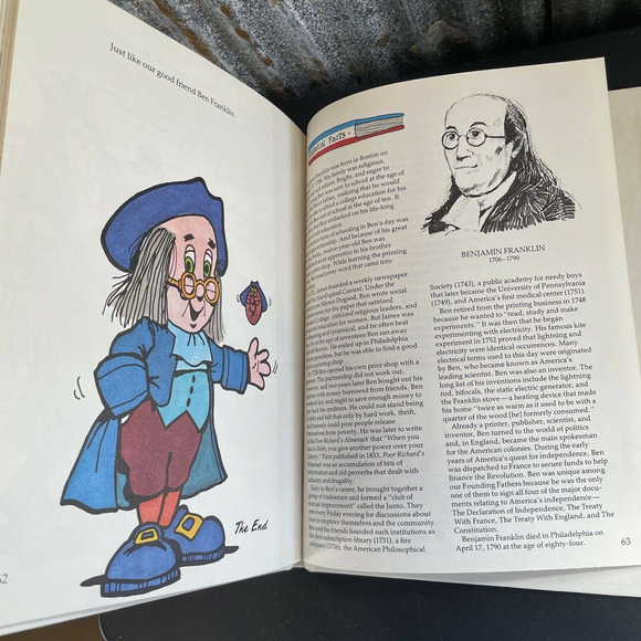 ValueTales Series Lot of 2-Value of Giving & Value of Saving Ben Franklin 1st Ed - Picture 9 of 12